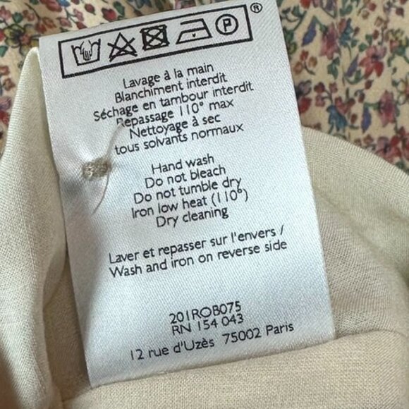 Sezane Vic Dress in Lily Floral 36 Silk - Picture 8 of 8